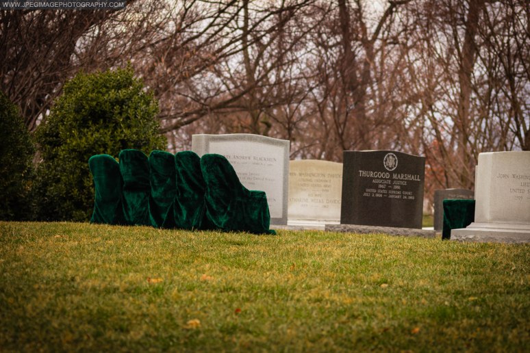 Gravesite of Thurgood Marshall Associate Justice of the United States Supreme Court, at Arlington National Cemetery.